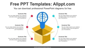 Creative Idea Bulb PowerPoint Diagram