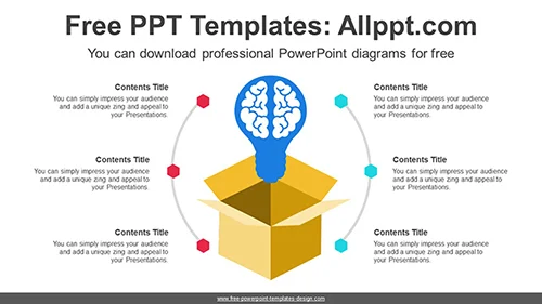 Creative Idea Bulb PowerPoint Diagram