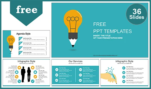 Creative Idea Bulb PowerPoint Template