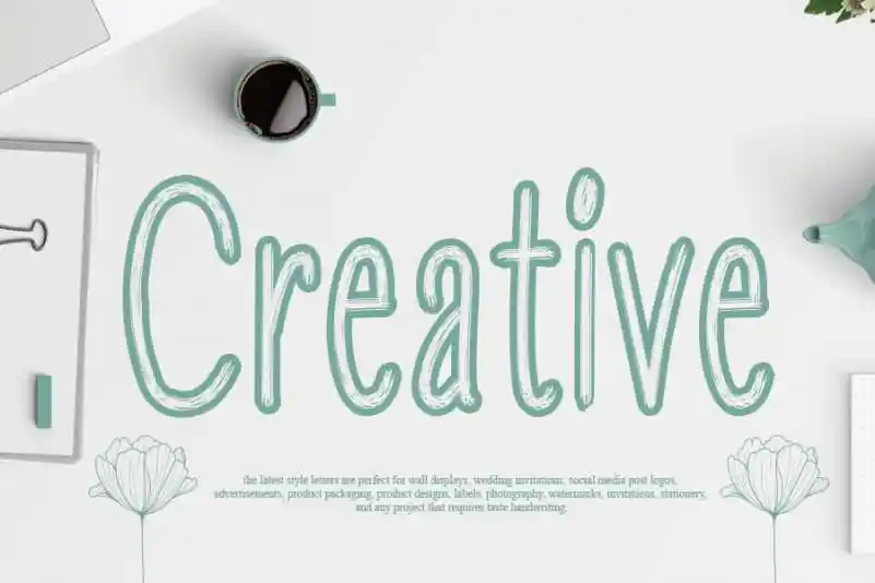 Creative Script Font