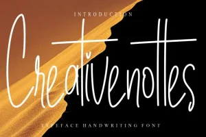 Creativenottes Handwritten Font