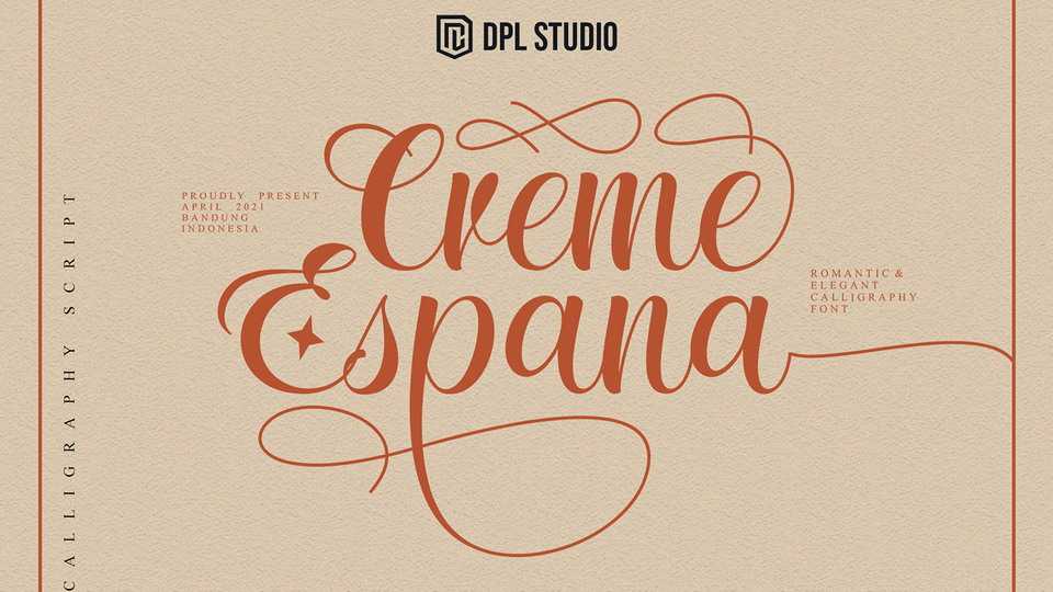 Creme Espana Script Font › Fontesk