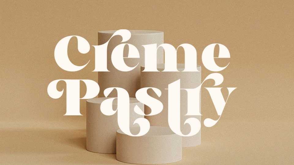 Creme Pastry Font › Fontesk