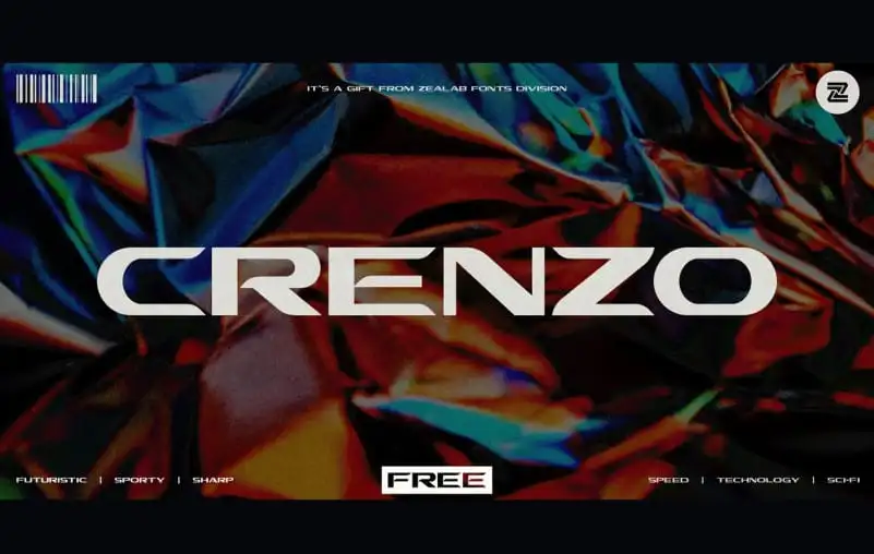 Crenzo Display Font