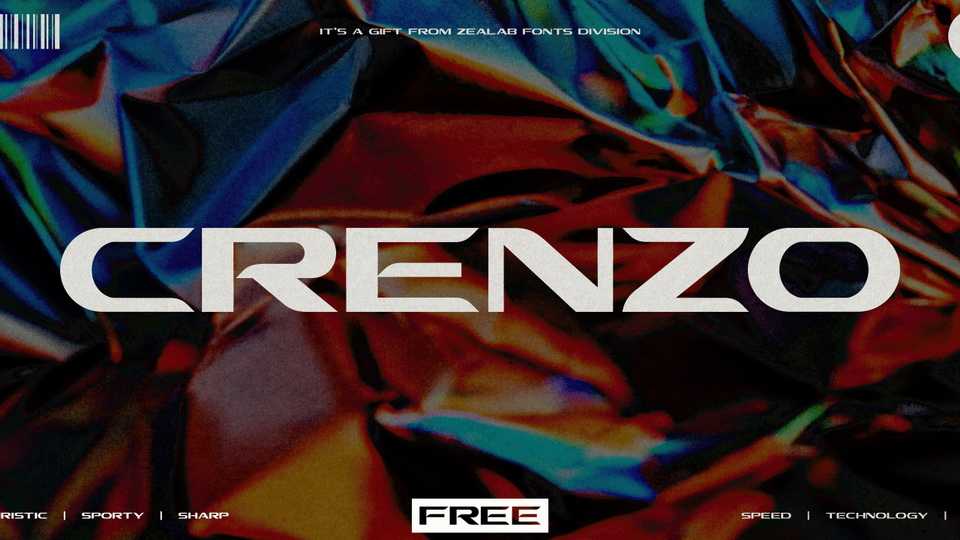Crenzo Font › Fontesk