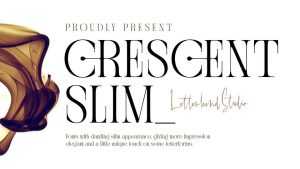 Crescent Slim Font › Fontesk