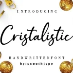 Cristalistic Script Font - Fonte Grátis Cristalistic Script Font