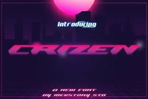Crizen Display Font