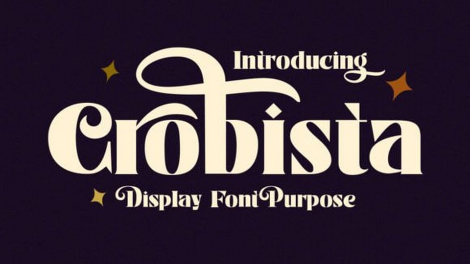 Crobista Display Font › Fontesk