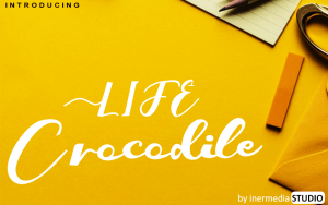 Crocodile Script Font