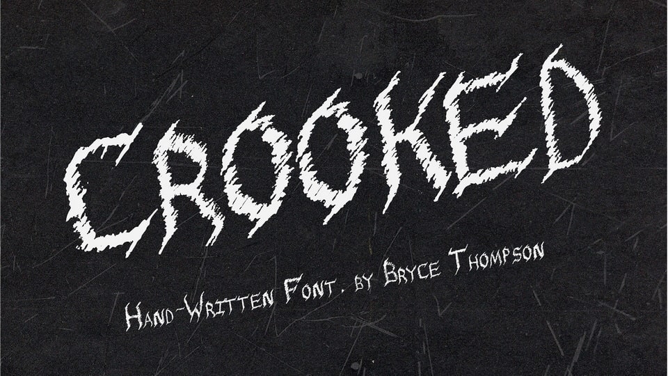 Crooked Font › Fontesk