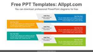 Cross-array banner PowerPoint Diagram Template