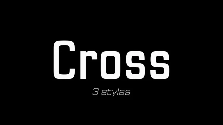 Cross Font