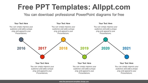 Cross-Linked Circle PowerPoint Diagram
