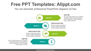 Crossing Banner PowerPoint Diagram
