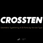 Crossten Font Family - Fonte Grátis Crossten Font Family
