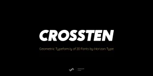 Crossten Font Family