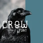 Crow Display Font - Fonte Grátis Crow Display Font