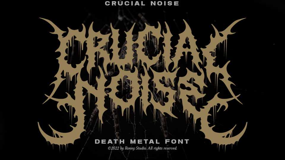 Crucial Noise Font › Fontesk