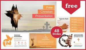 Crucifixion of Jesus Christ PowerPoint Templates