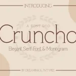 Cruncho Serif Font - Fonte Grátis Cruncho Serif Font