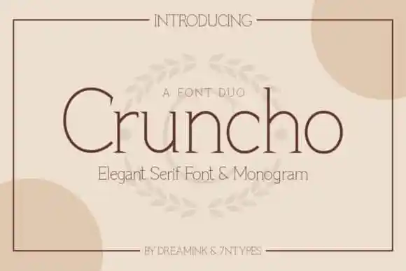 Cruncho Serif Font