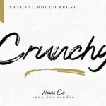 Crunchy Brush Font