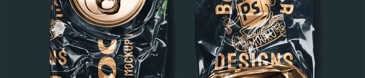 Crushed Can Mockup