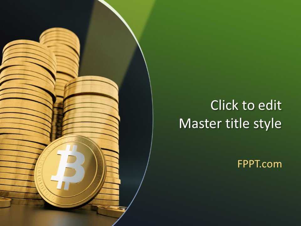 Cryptocurrency Bitcoin PowerPoint Template