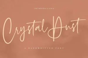 Crystal Dust Handwritten Font