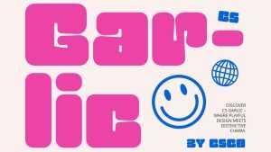 CS Garlic Font › Fontesk