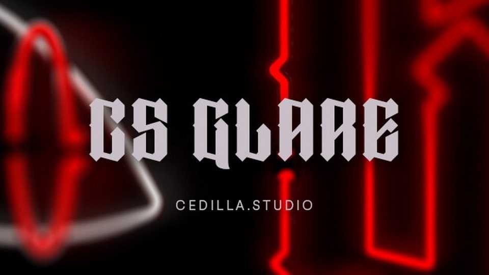 CS Glare Font › Fontesk