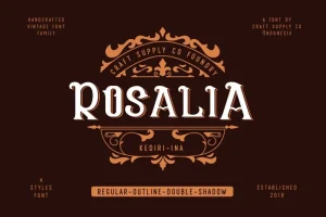 CS Rosalia Display Font