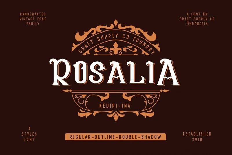 CS Rosalia Display Font