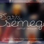 Csemege font