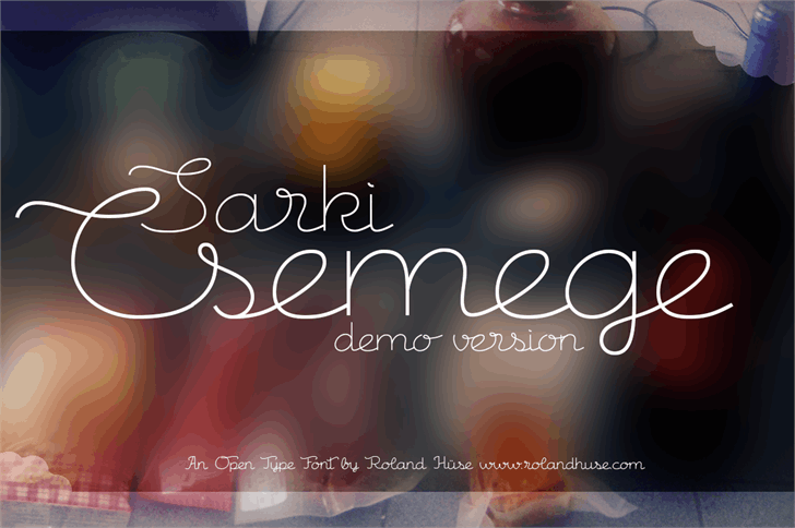 Csemege font