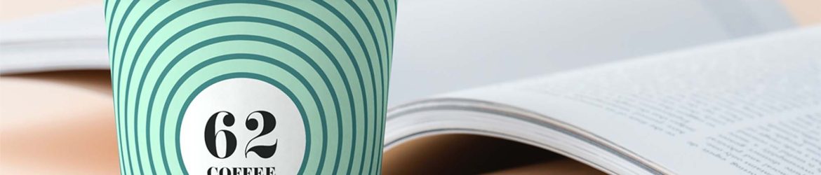 Cup on Desk Mockup (PSD)
