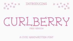 Curlberry Font › Fontesk