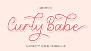 Curly Babe Font › Fontesk