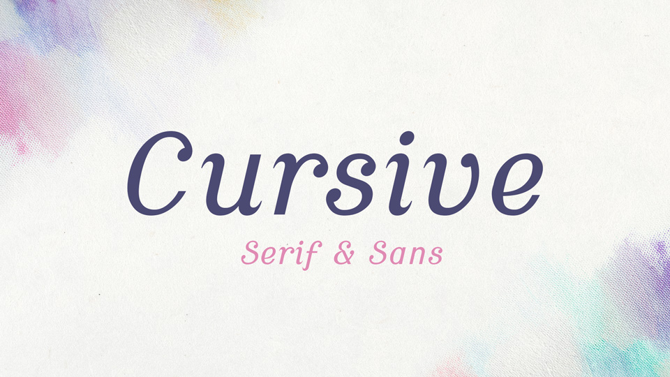 Cursive Font Family › Fontesk