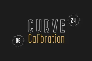 CURVE Calibration Typeface