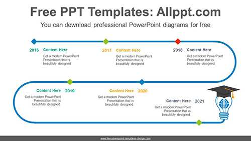Curved Arrows PowerPoint Diagram
