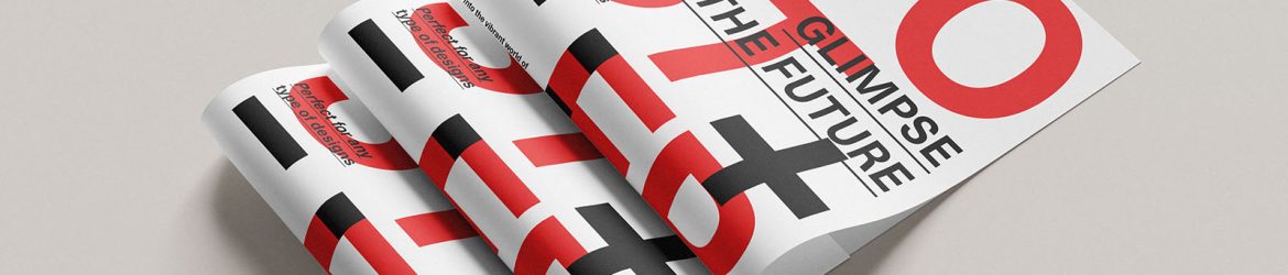 Curved poster mockup - Instant Download