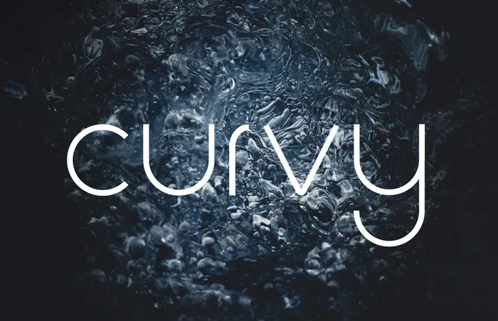 Curvy Font