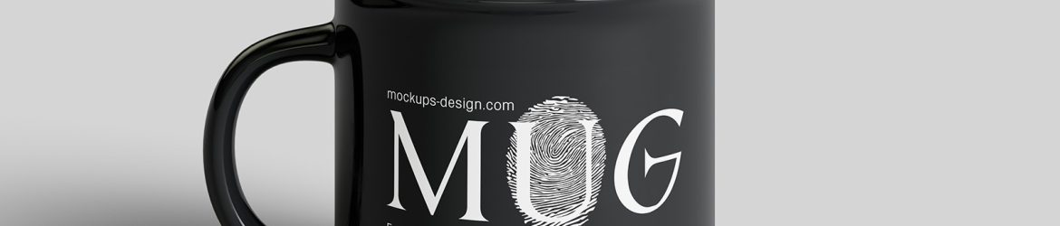 Customizable mug mockup