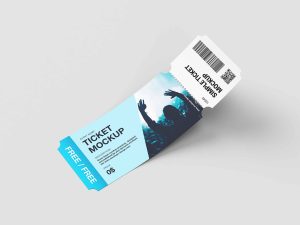 Customizable Ticket Mockups