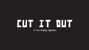 Cut It Out Font › Fontesk