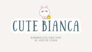 Cute Bianca Font › Fontesk
