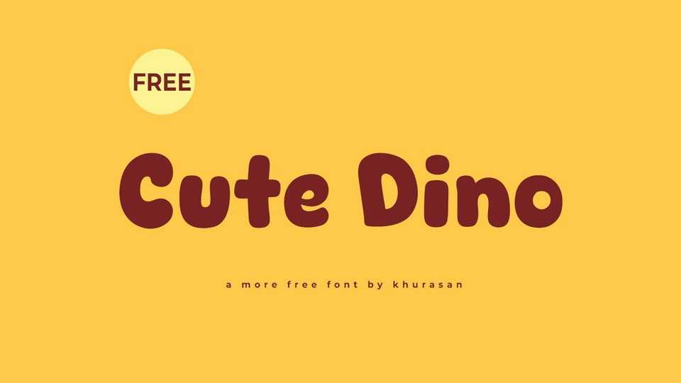 Cute Dino Font › Fontesk