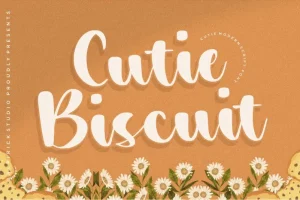 Cutie Biscuit Script Font